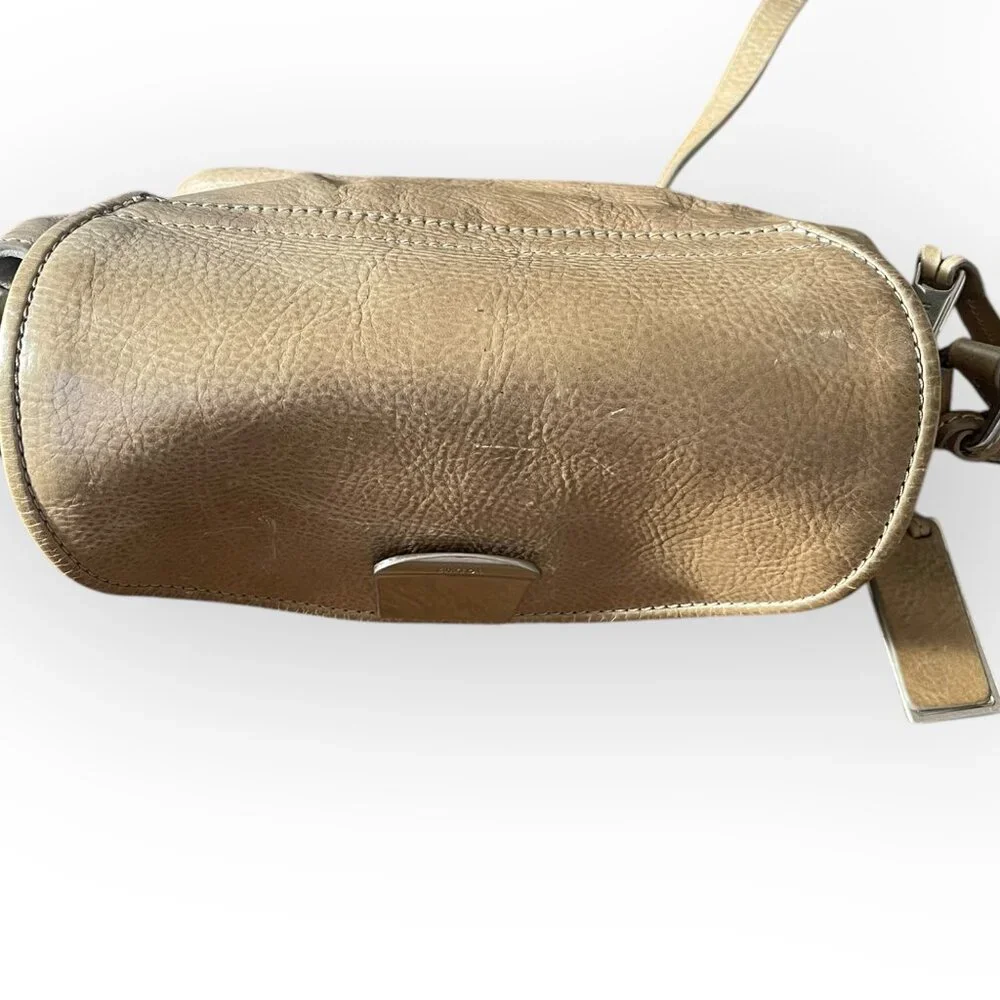 Joy Gryson Juliana Tan Leather Crossbody Bag